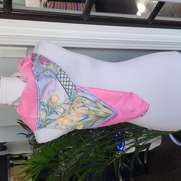 Original Rare 1989 Hermès Paris Silk Scarf “ Giverny” by Laurence Bourthoumieux - Picture 3 of 15